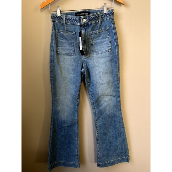 Veronica Beard Jeans Carson Braided Nova Womens Pants Size 26 New Rare Pockets - Picture 2 of 11